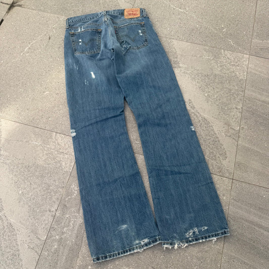 levi’s patchwork bootcuts - 32x34”