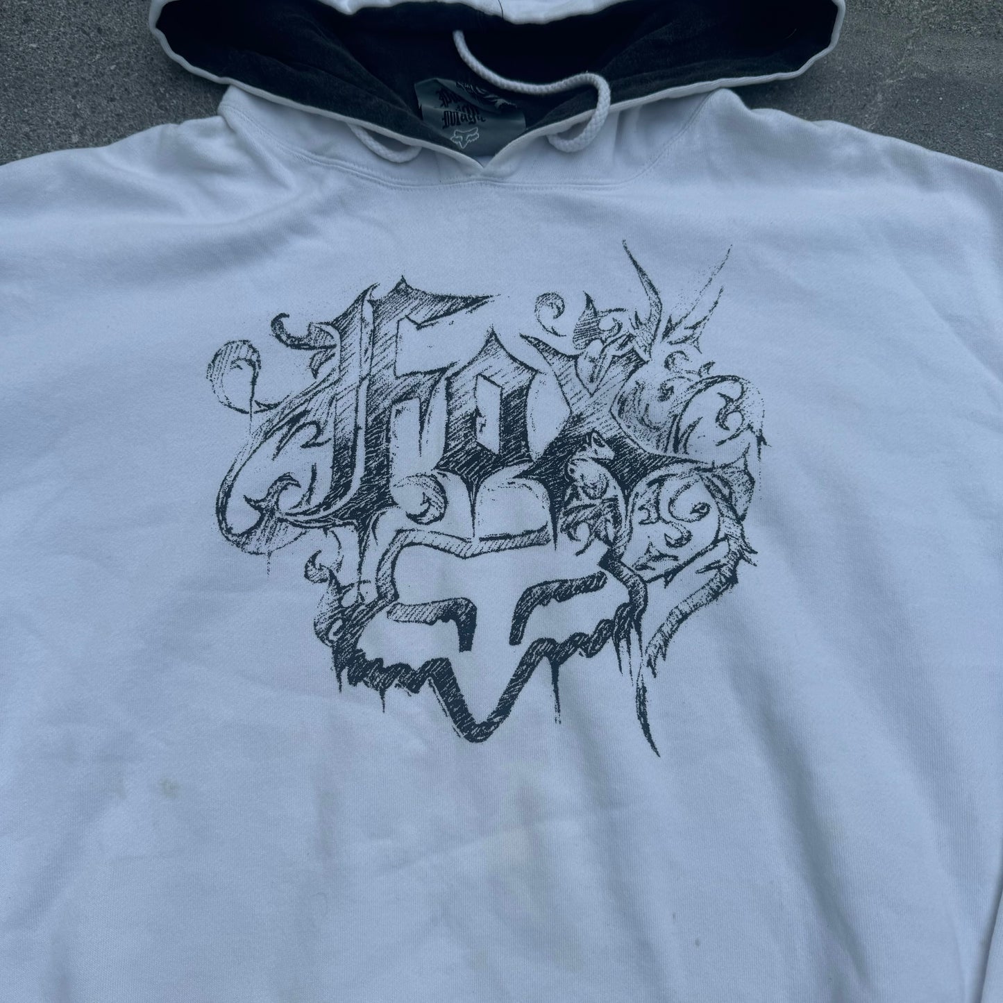 hard fox hoodie - XL
