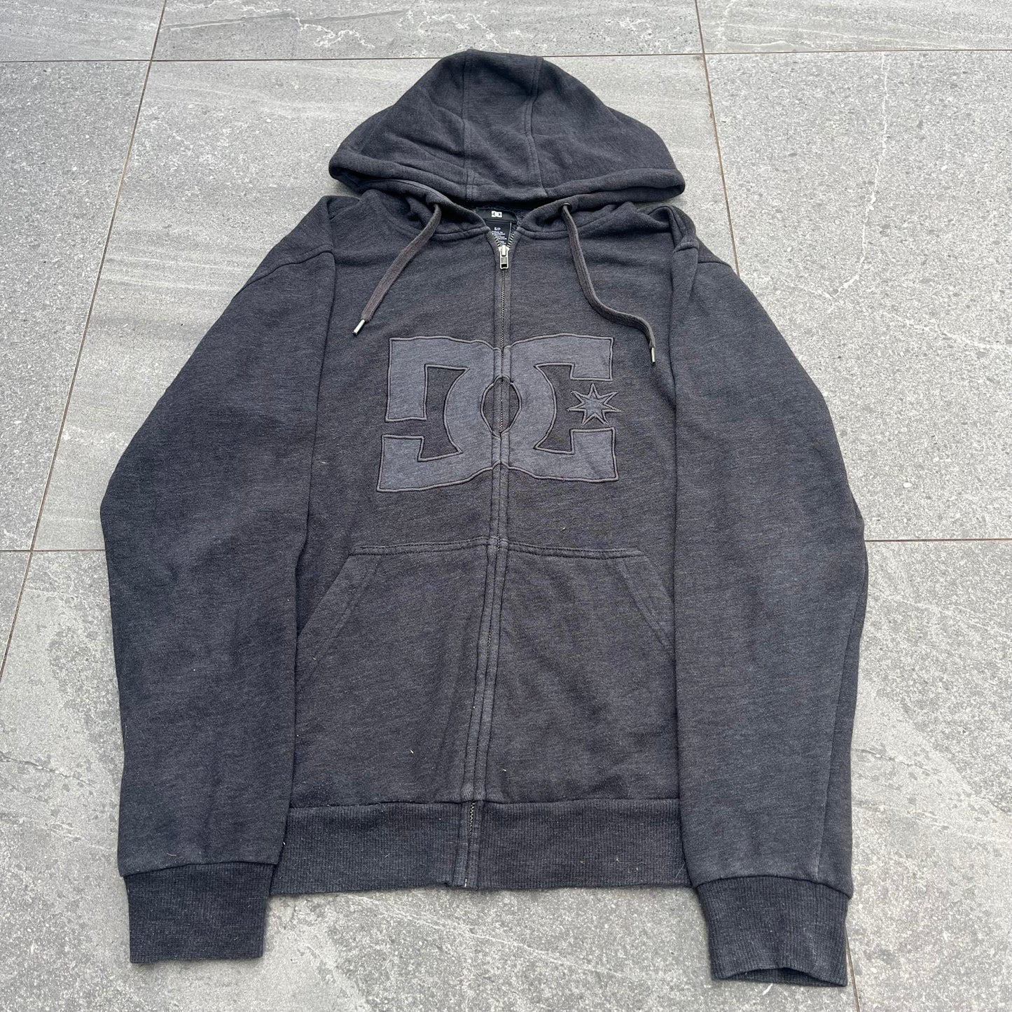 grey dc zip - S