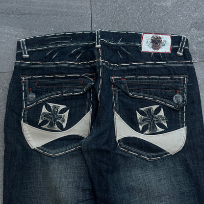 staccccckdd bootcut cross jeans so tuff - 38x37”