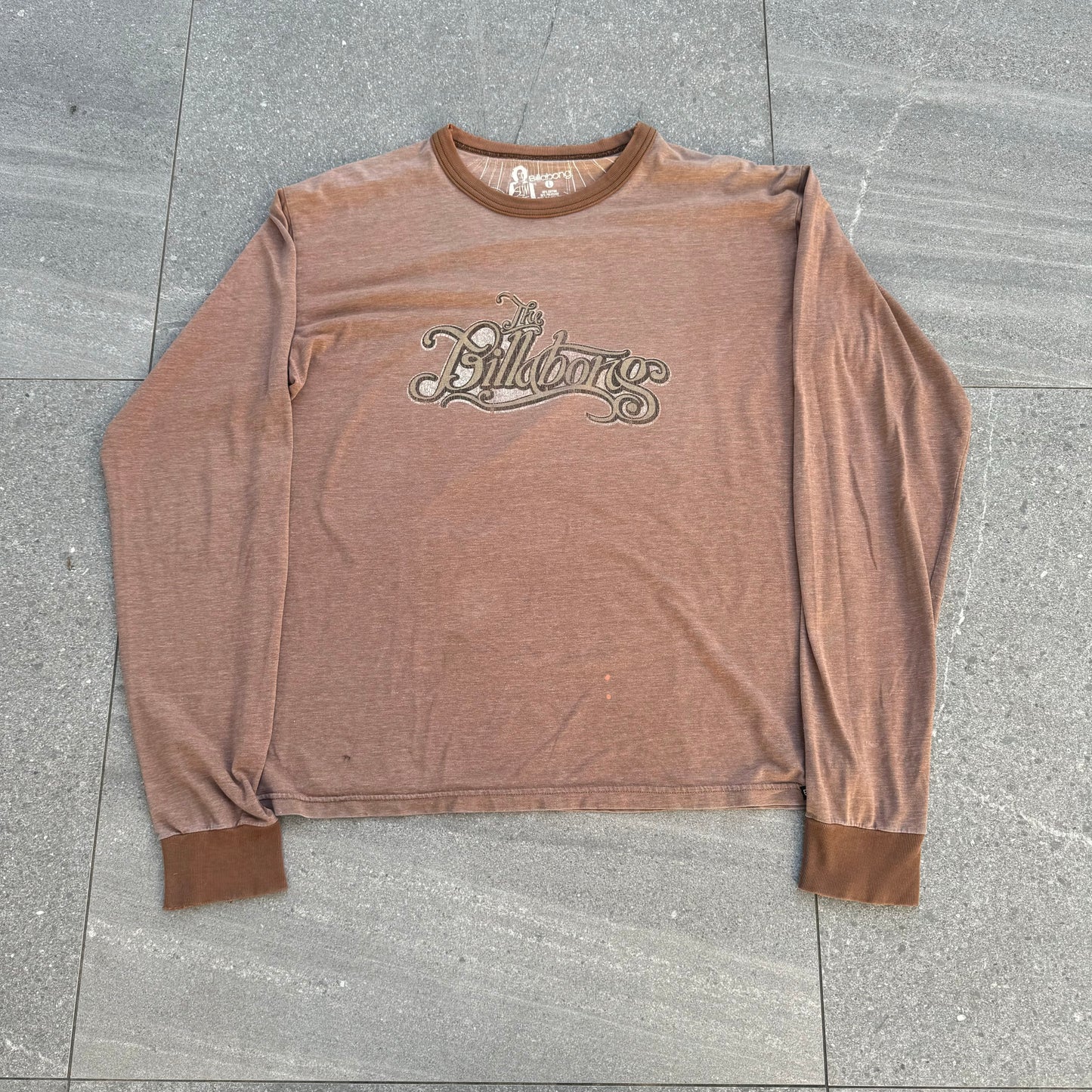 grunge billabong longsleeve - L