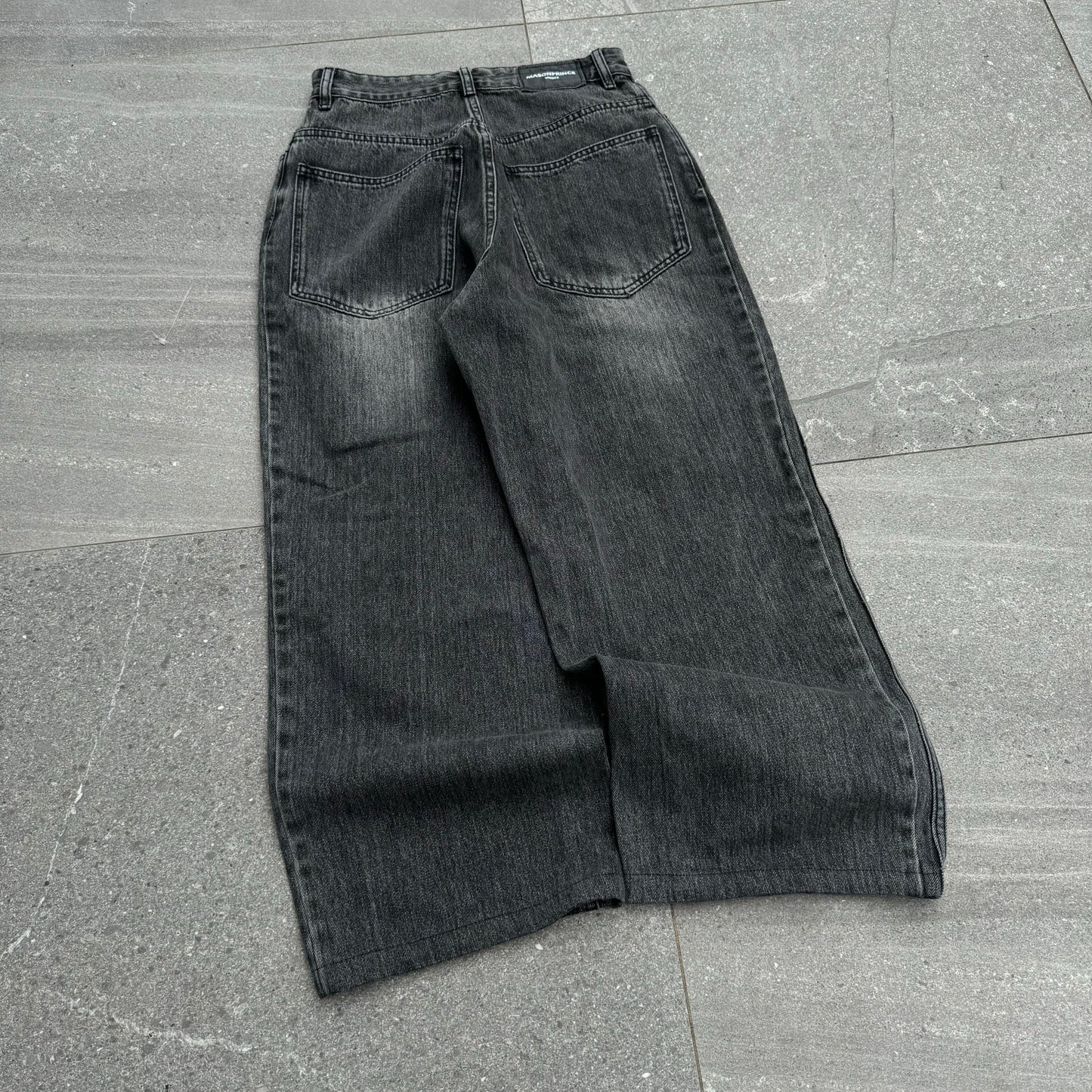 mason price stripe jeans - 27x25”