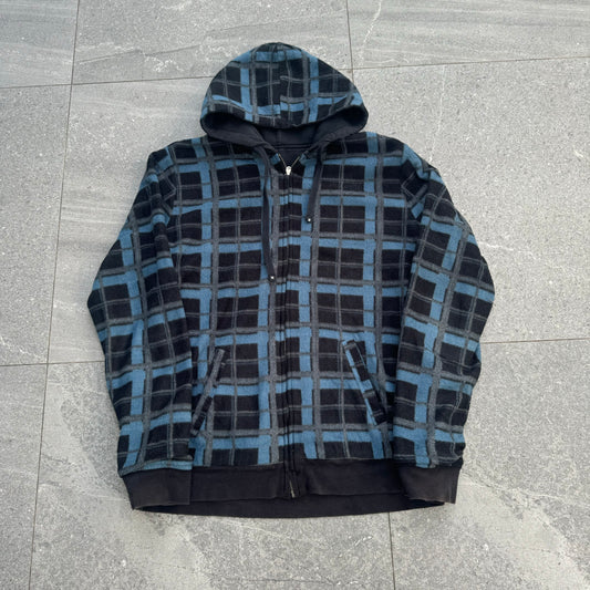 plaid reversible hurley zip - L