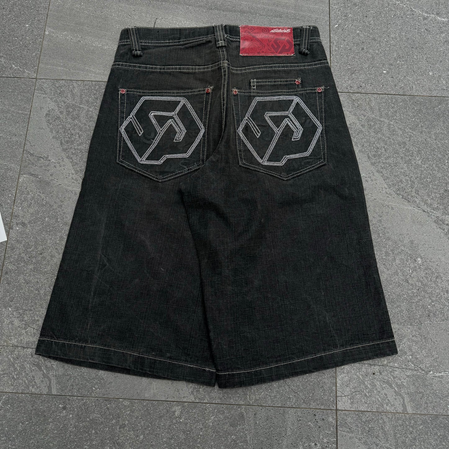 sexxxxxy southpole jorts - 32”