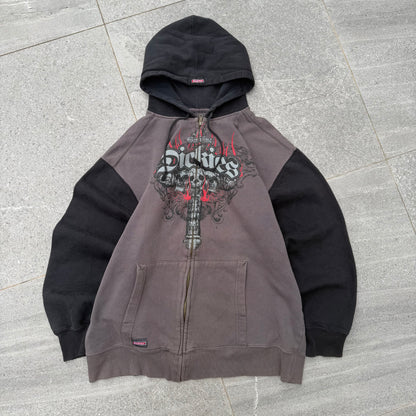 dickies skull cross zip - XL