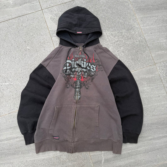 dickies skull cross zip - XL