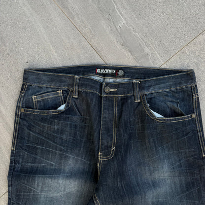fadeddddd avirex baggy bootcuts - 40x30”
