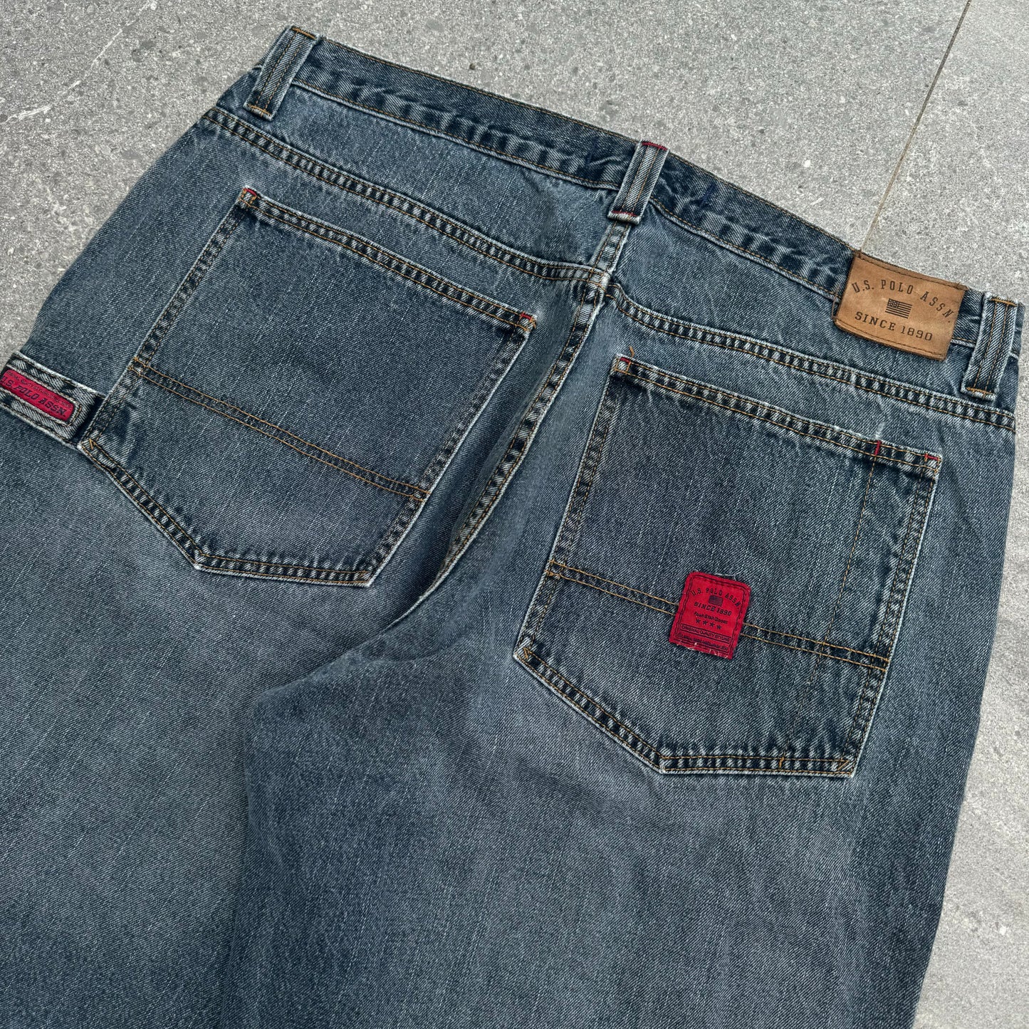 polo assn jorts - 38x12.5”