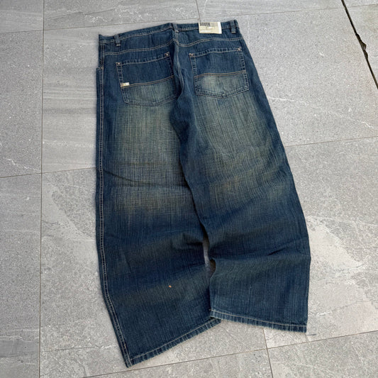 GRAIL navy sandwash southpoles (so phat) - 42x34”