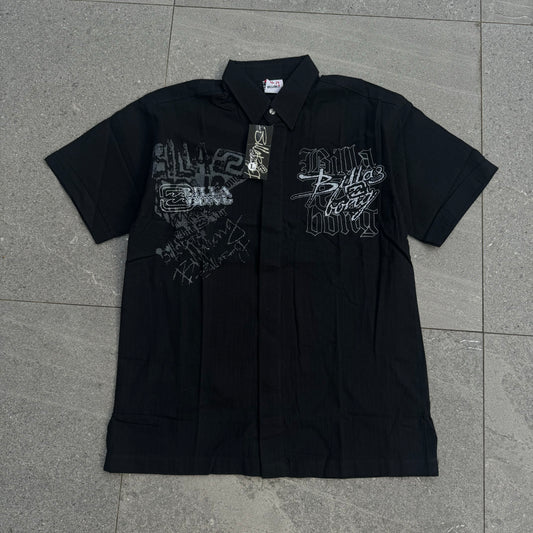 textured billabong shirt - L
