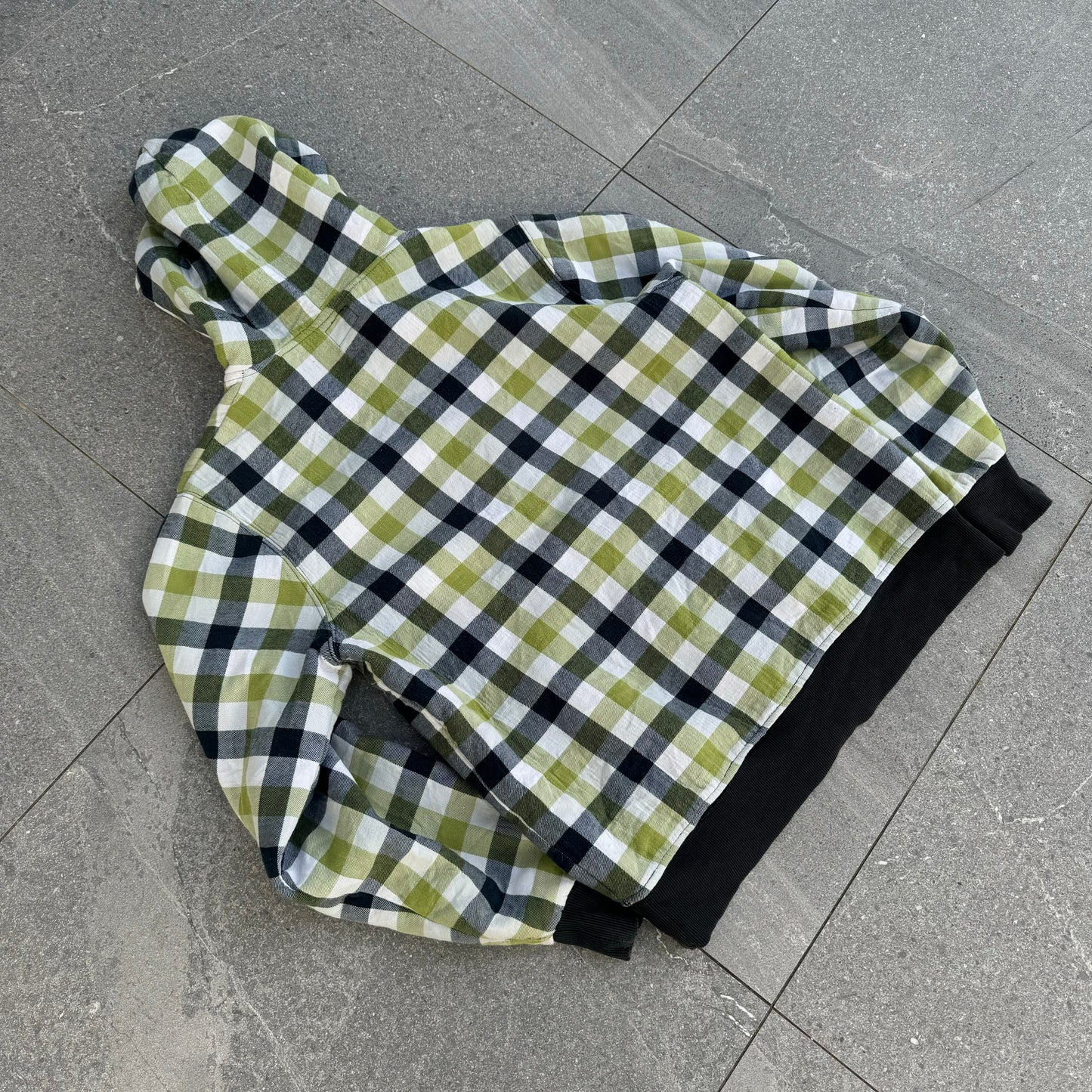 grail plaid DC hoodie - M