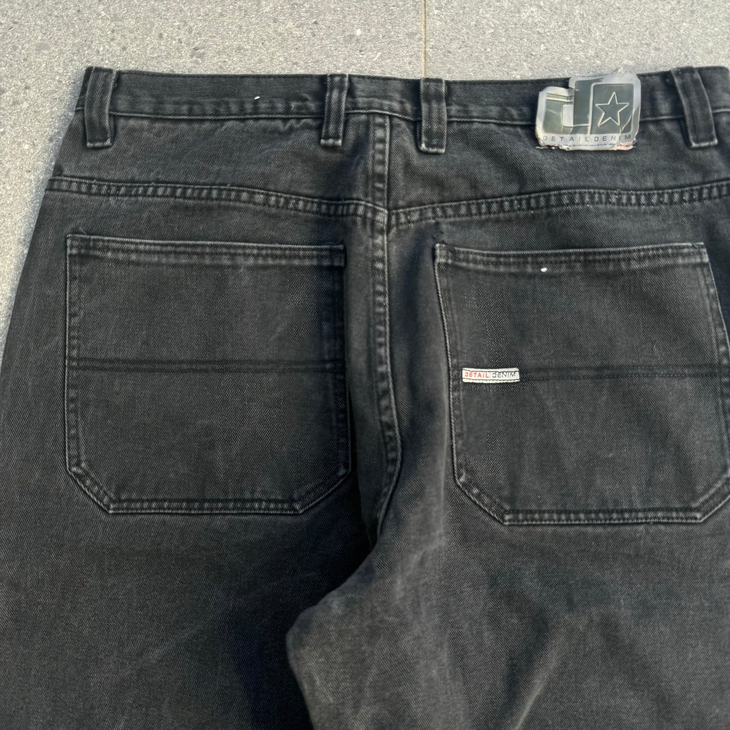 fat detail denim jeans - 38x31”