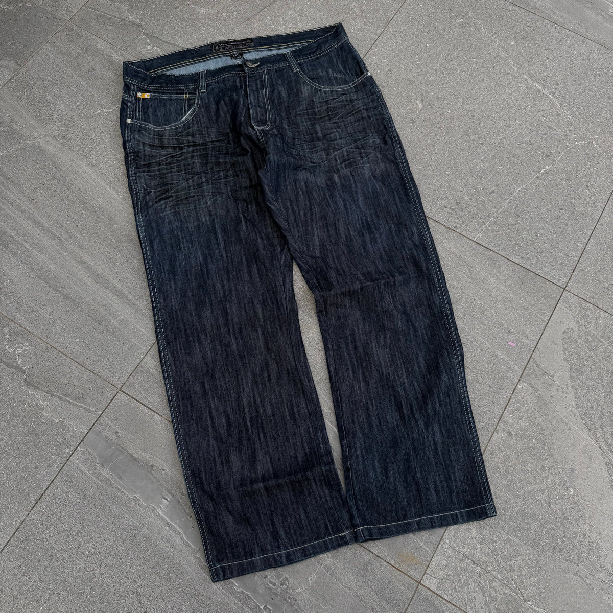 raw denim southpole bootcuts - 38x31”