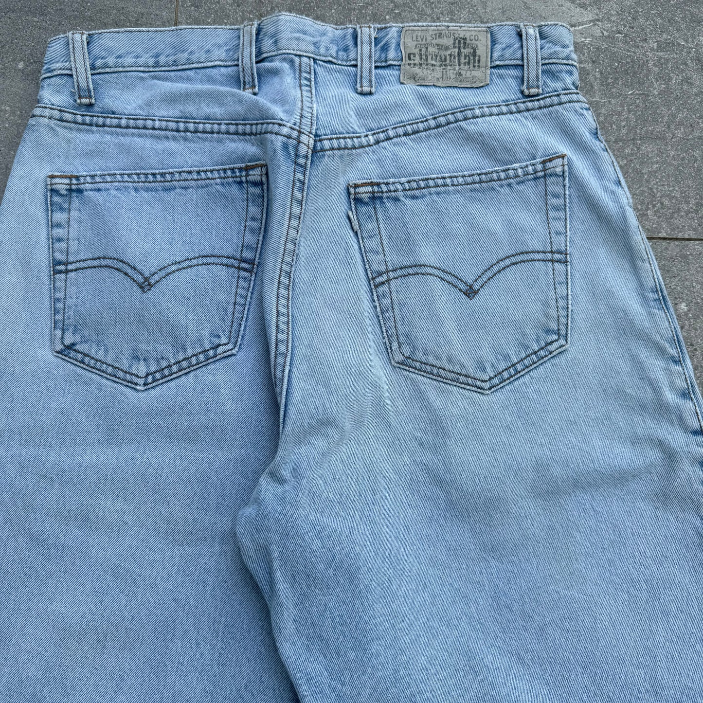 90s silvertab jorts - 34”