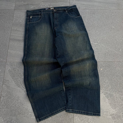 GRAIL navy sandwash southpoles (so phat) - 42x34”