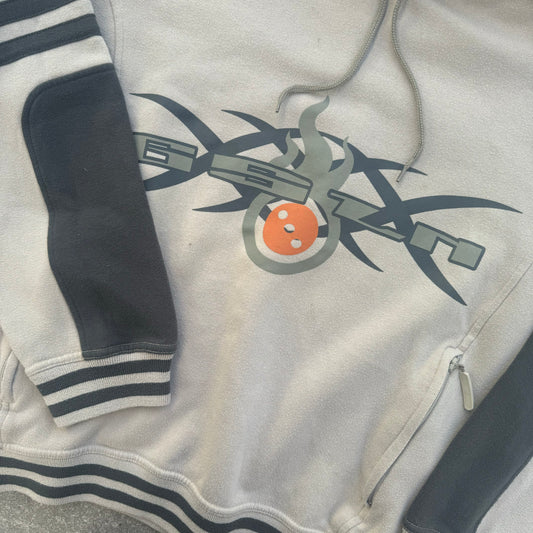 insane panelled gasolina hoodie - M