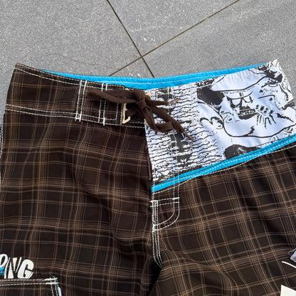 billabong plaid side hits - 30”