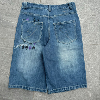 lightning bolt jorts - 32x13”