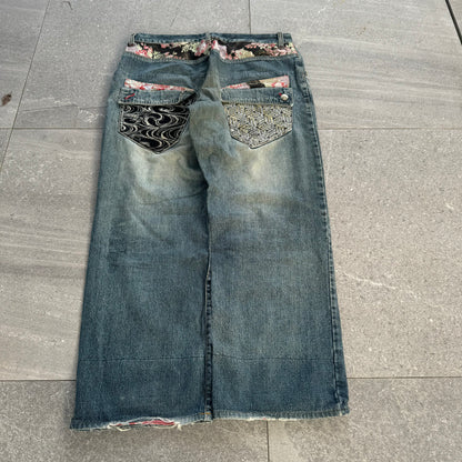 japanese style jeans - 36x30”