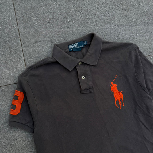 dark gray ralph polo - M