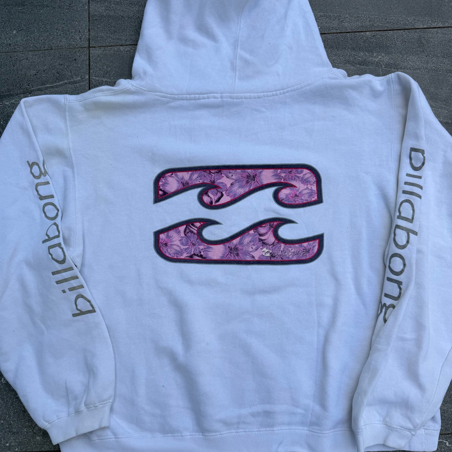 vaporwave billabong quad hit - boxy/cropped S