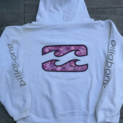 vaporwave billabong quad hit - boxy/cropped S