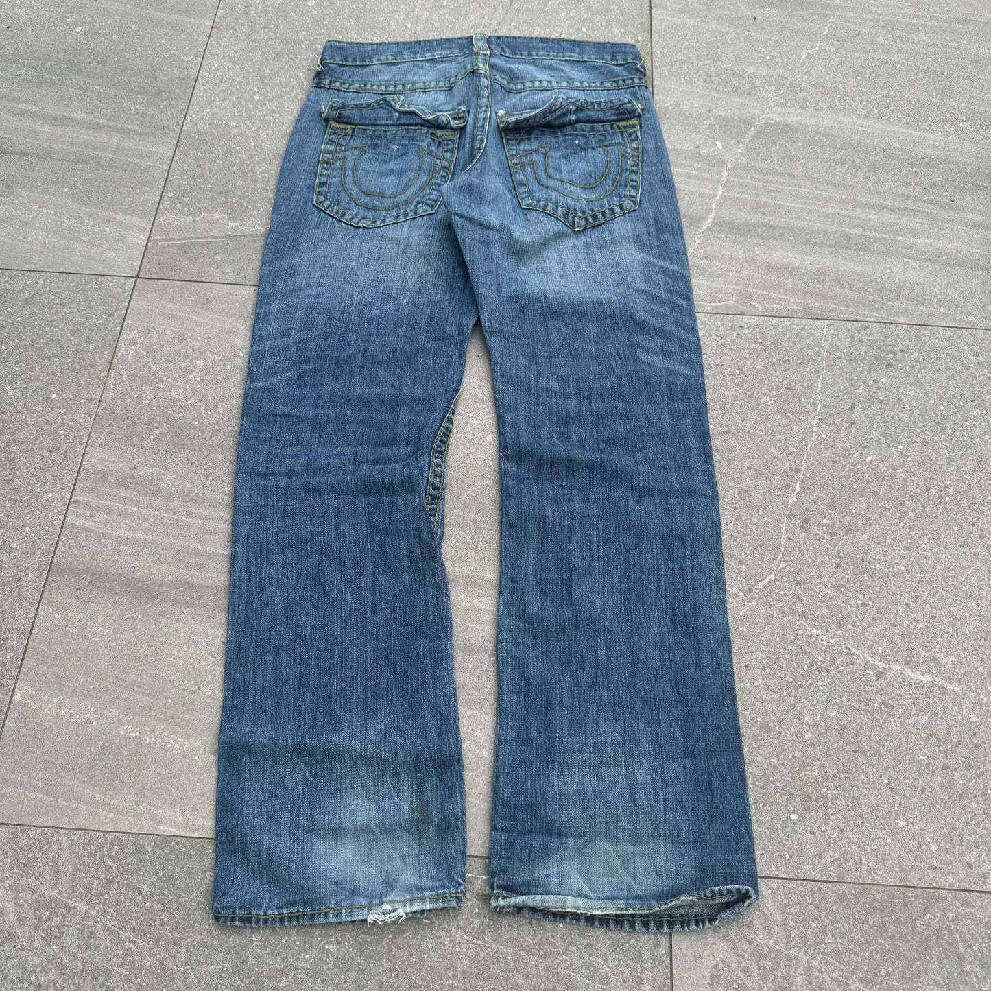 greeen fn stitch trueys - 33x32”