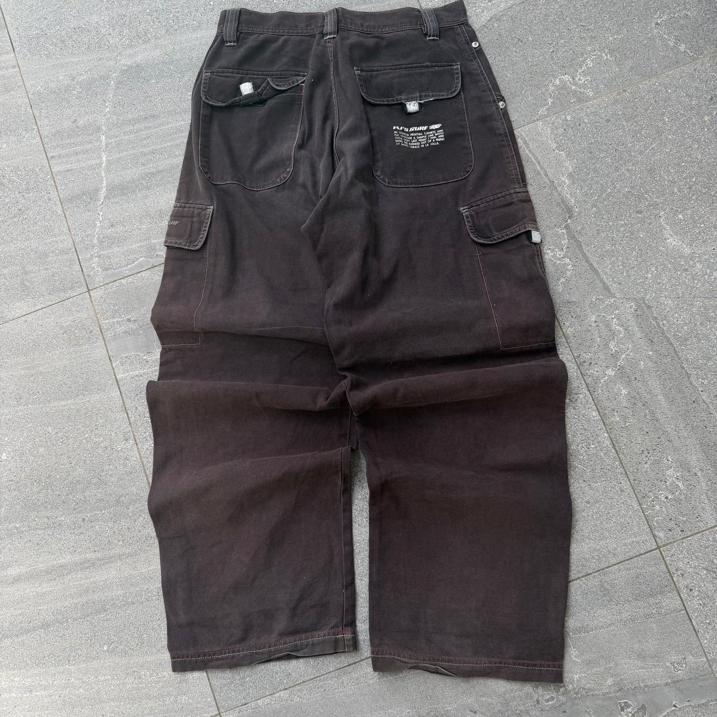 brown/black faded pjs surf jeans - 30x30”