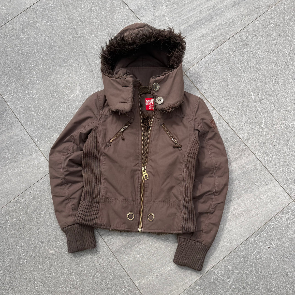 grail miss sixty jacket ((removable hood)) - women’s S