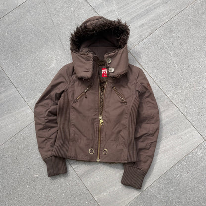 grail miss sixty jacket ((removable hood)) - women’s S