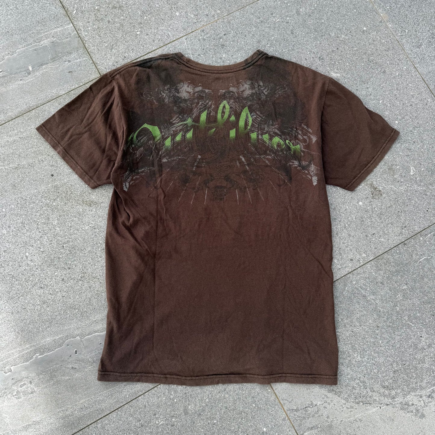 y2k hit quiksilver tee - M
