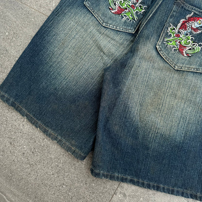 ed hardy jorts - 30x12”