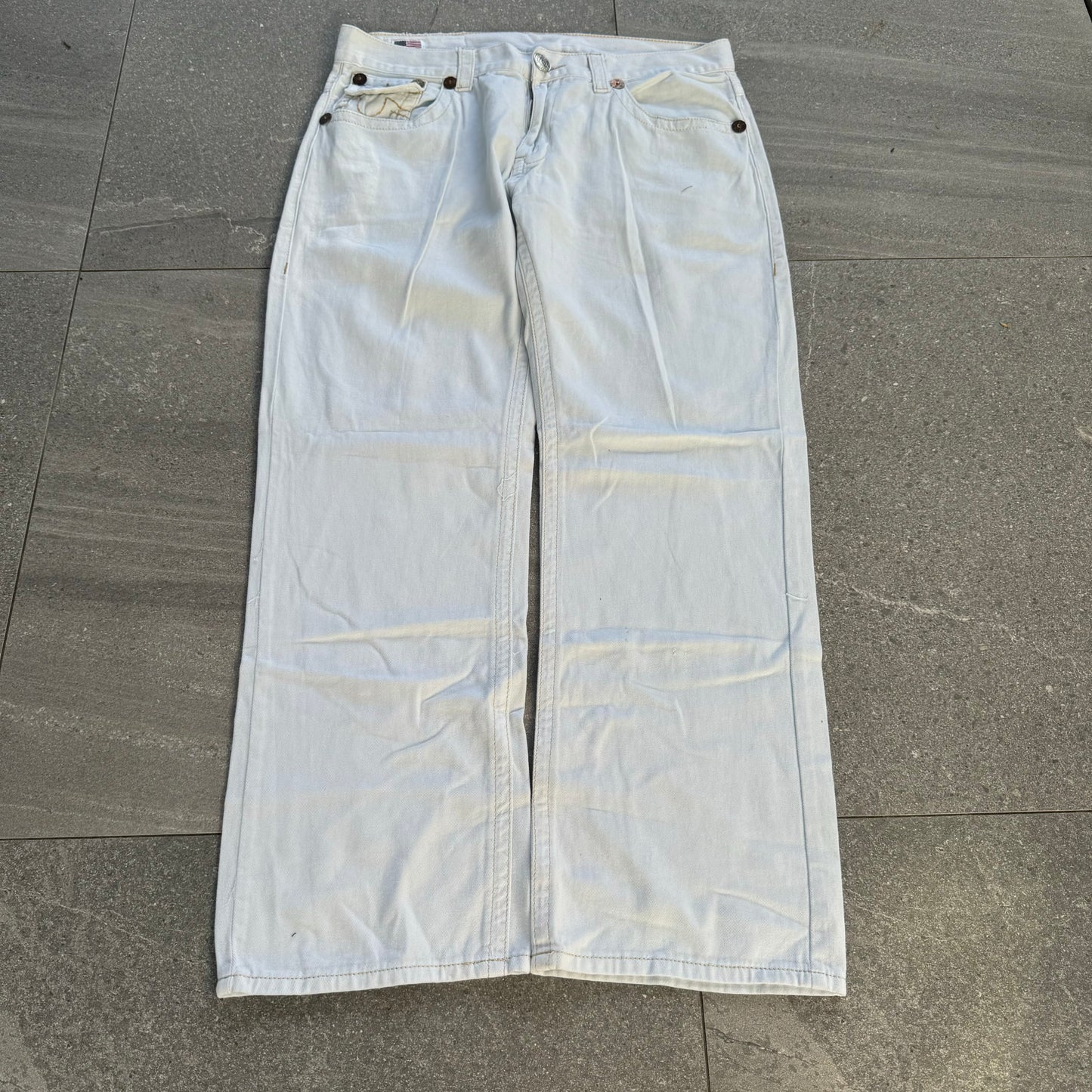 sexy white trues - 36x32”