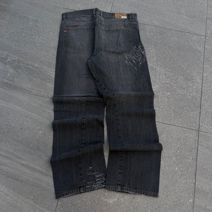 graillll panelled quiksilver jeans - 36x33”