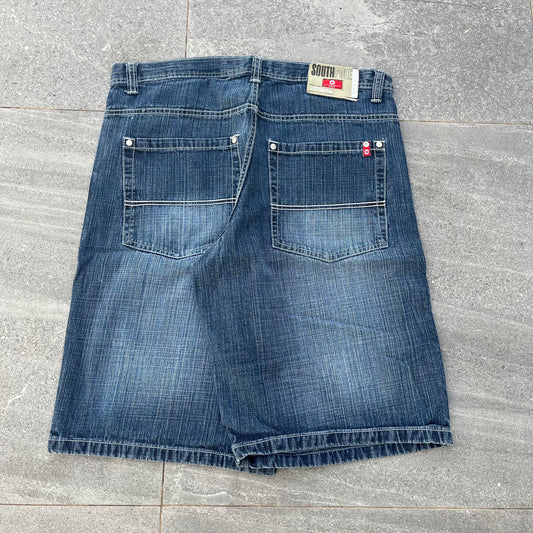 red tab jorts from heaven - 36x13”