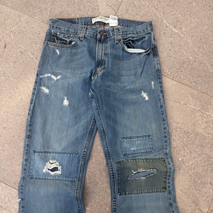levi’s patchwork bootcuts - 32x34”