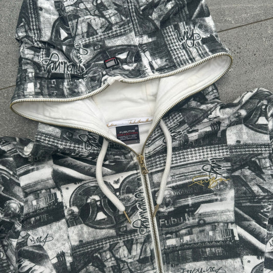 fubu AOP fullzip - S/M