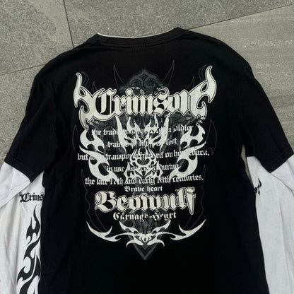 beautiful crimson longsleeve - M