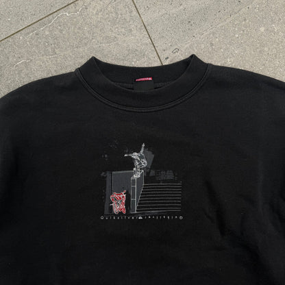 90s quiksilver crook crewneck - XL