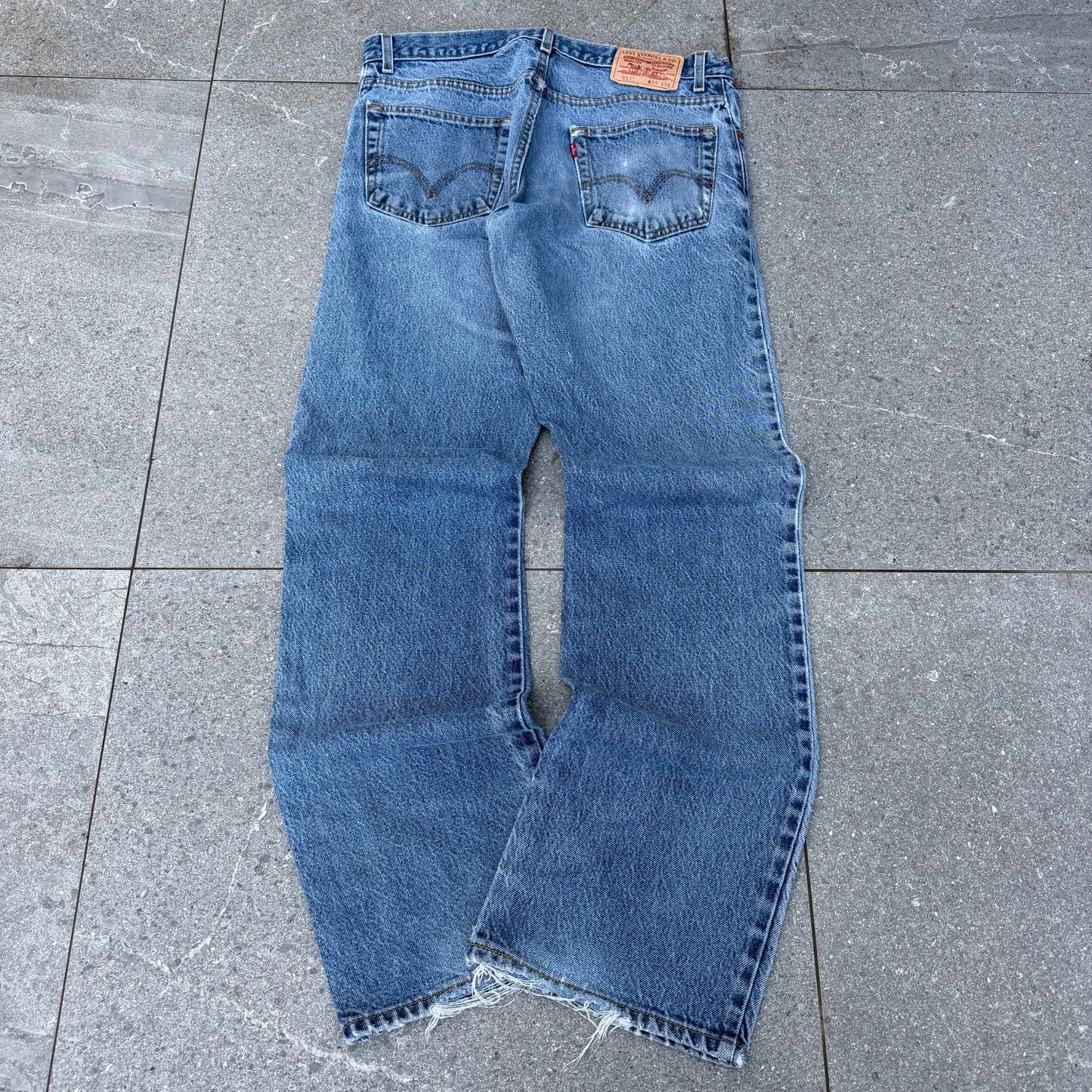 perfect distressed 517 bootcuts - 34x34”