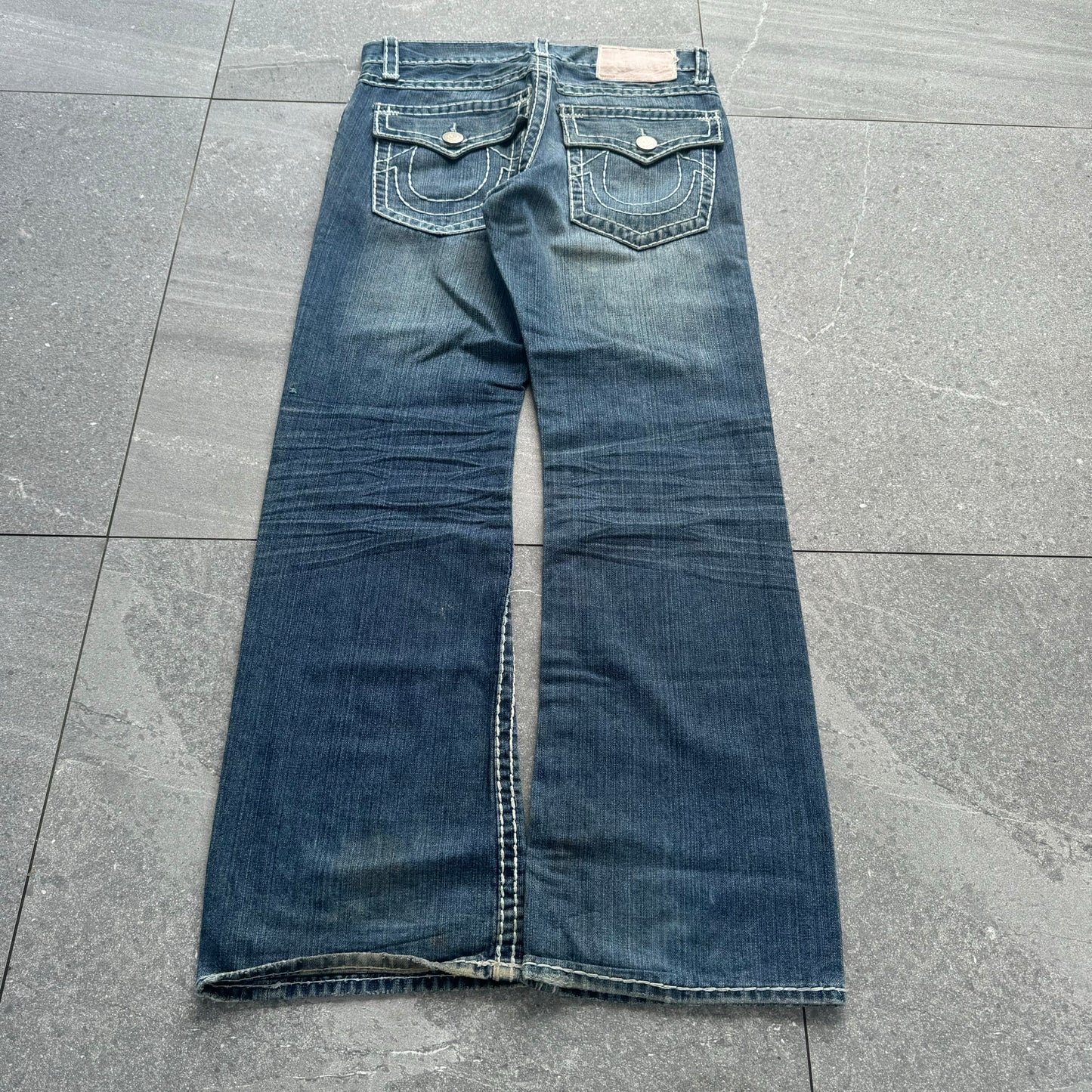 hard as fuck truey bootcuts - 34x33”