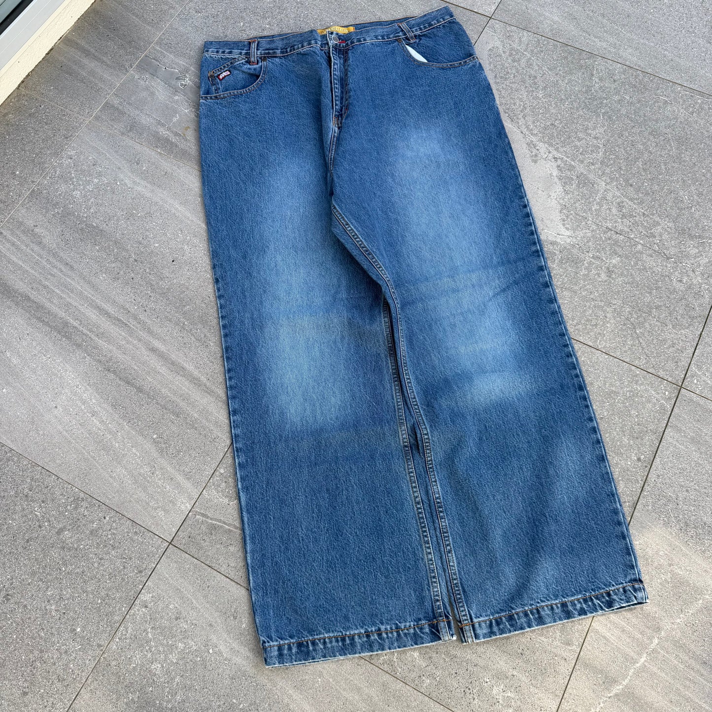absolutely fucking flooded mecca jeans - 42x34”