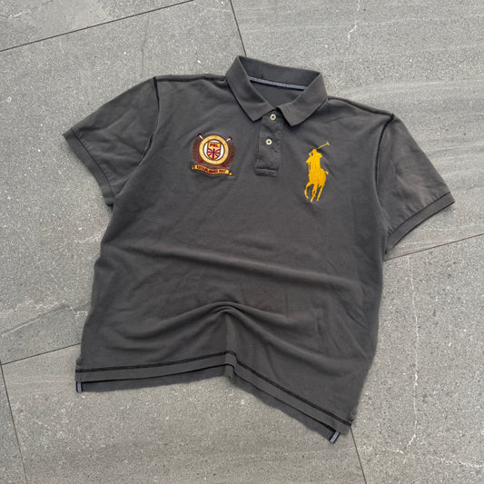 bautiful faded big pony ralph polo - L