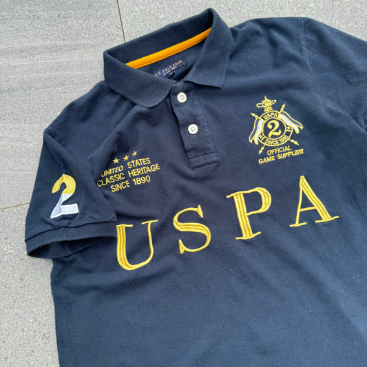 USPA spell out polo - M