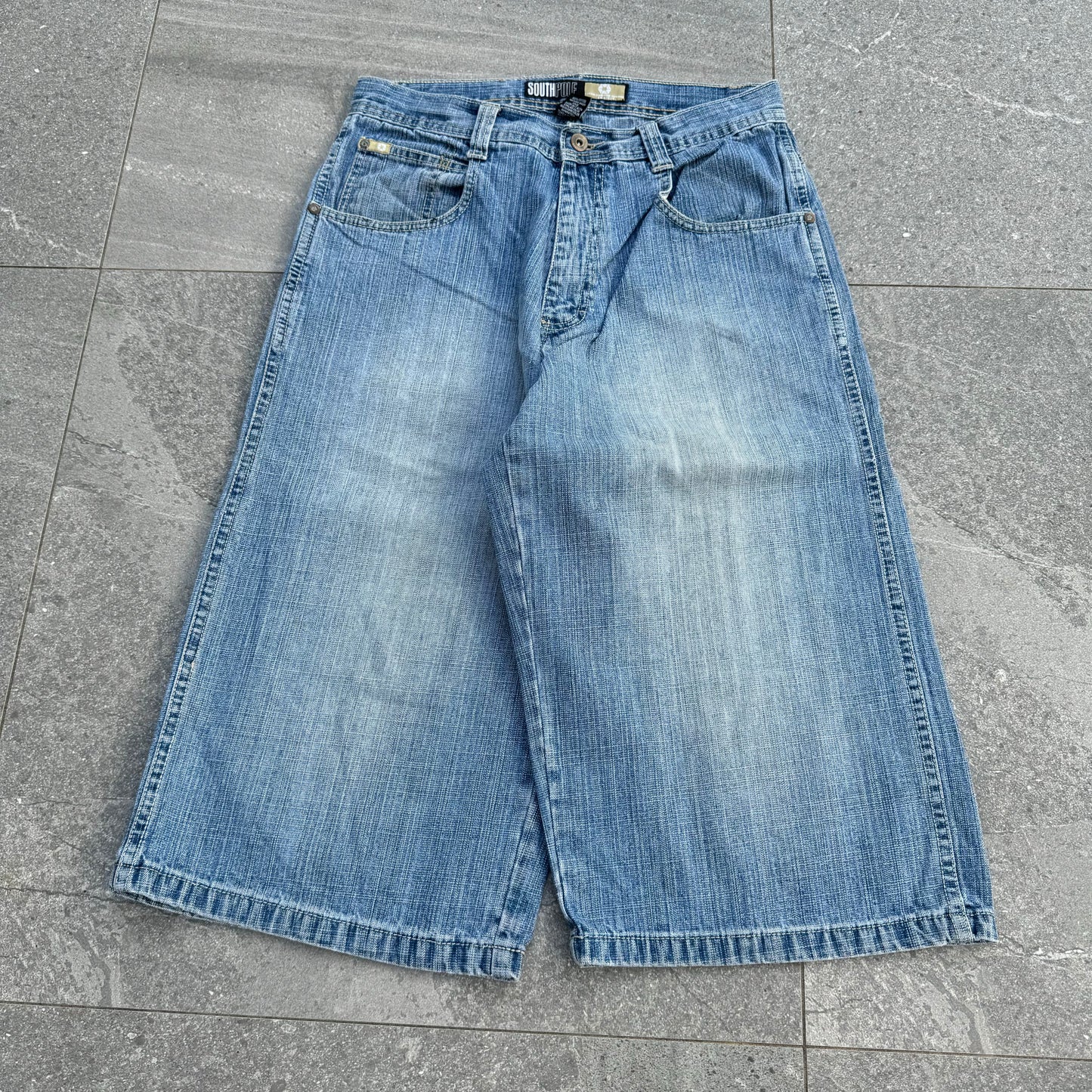 loooong southpole jorts - 32x18.5”