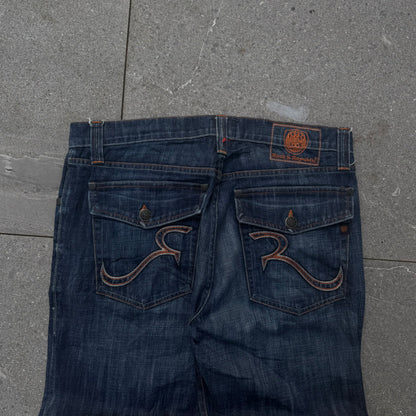 raw denim rock republics - 38x35”