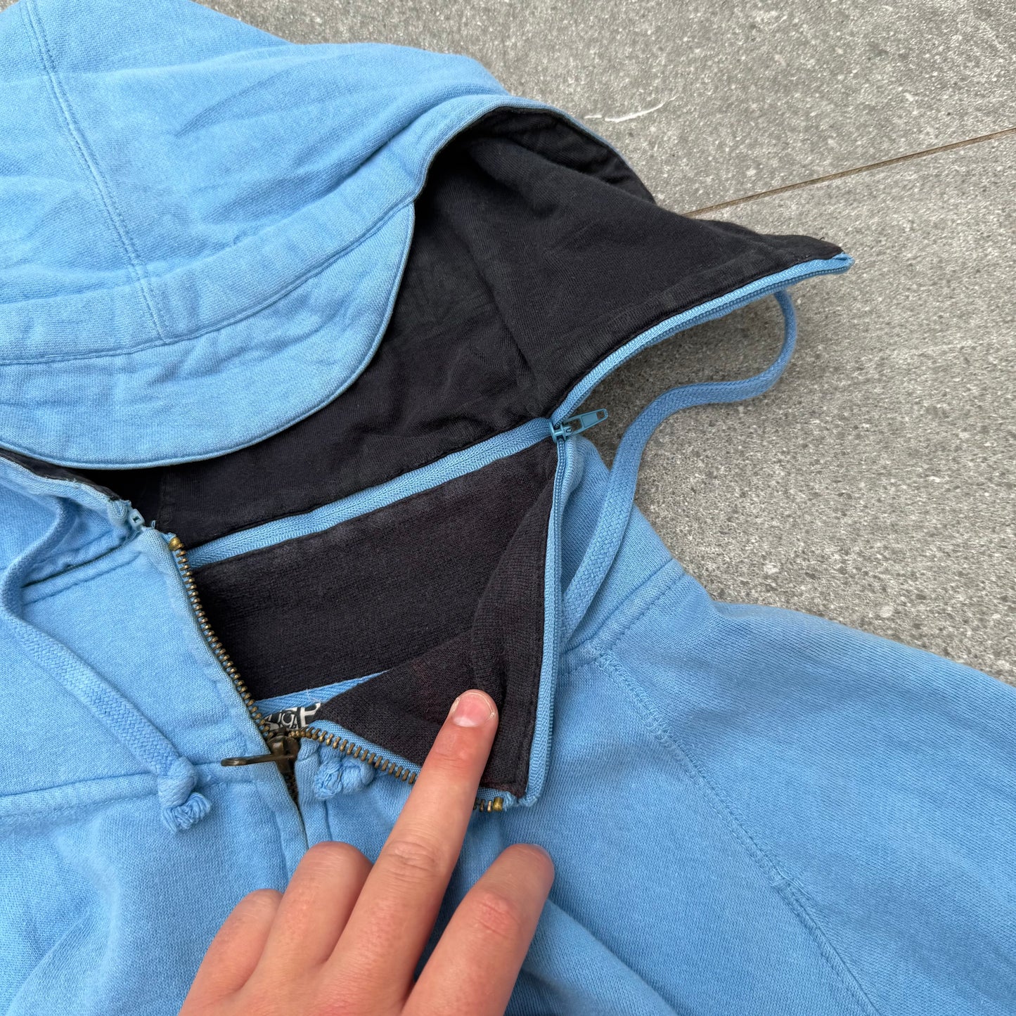 grail billabong hybrid zip up - XL