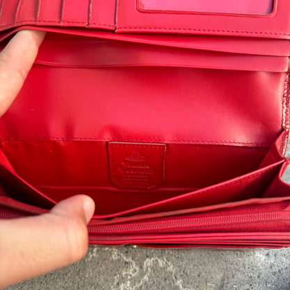 vivienne westwood embossed leather purse