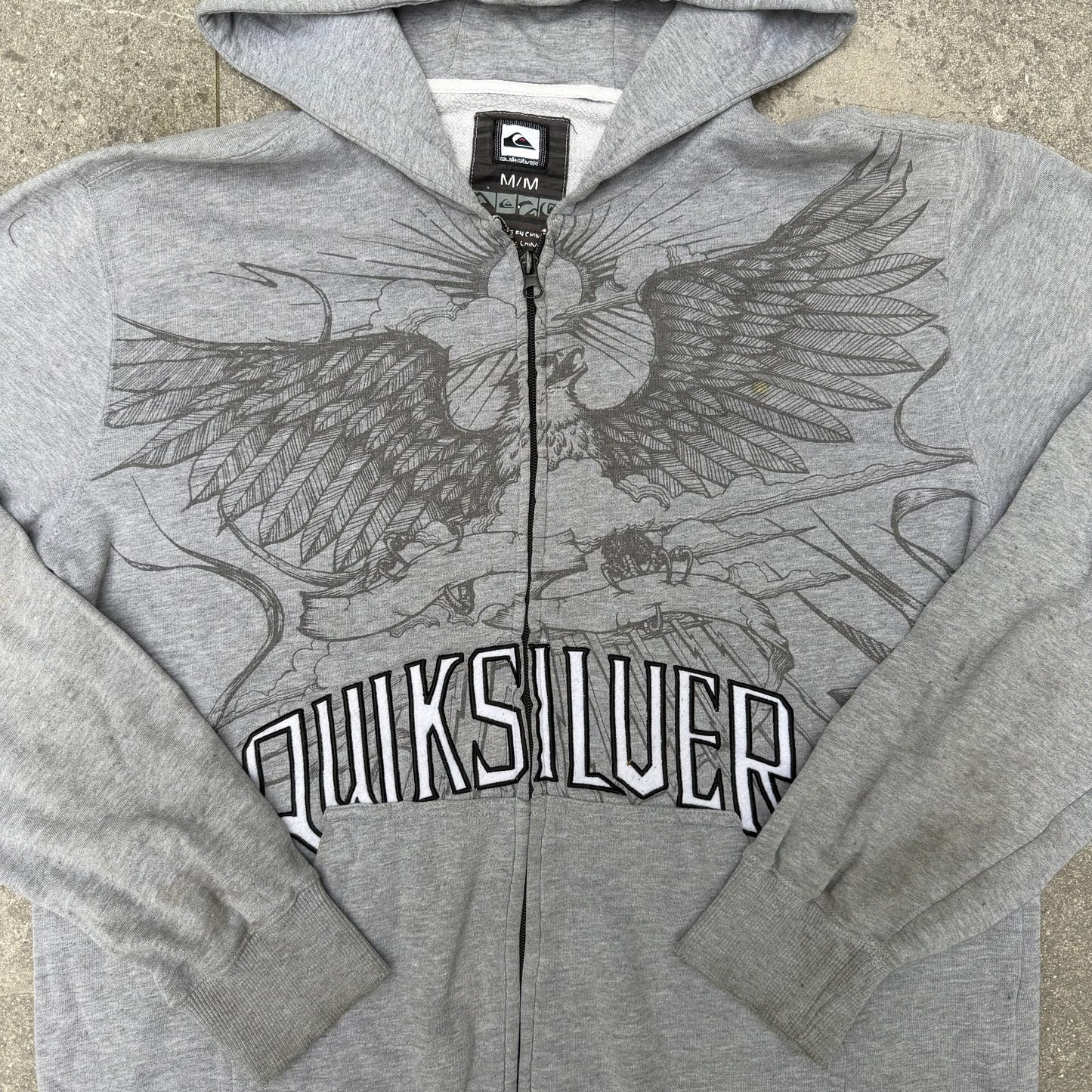 quiksilver eagle zip - M