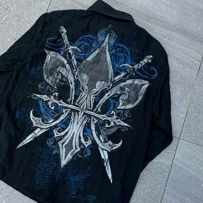 y2k button up - S